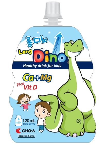 nước uống dinh dưỡng vị sữa dành cho trẻ em long dino mẫu mới (10 gói x 120ml) 1