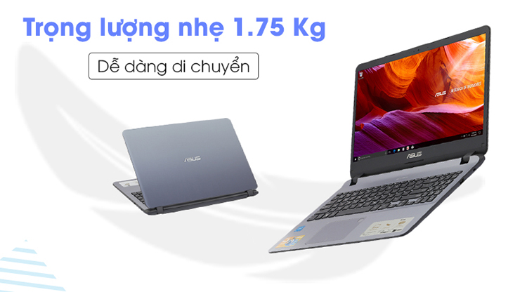 Asus X507MA BR318T Intel N4000 _4GB _256GB SSD _VGA INTEL _Win 10 / Hàng Chính Hãng