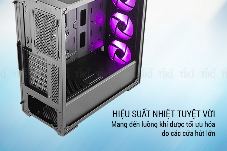 Vỏ Case Cooler Master MB 520 RGB TG - Hàng Chính Hãng