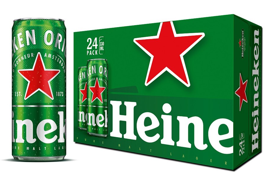 Thùng 24 lon bia Heineken (330ml / Lon)