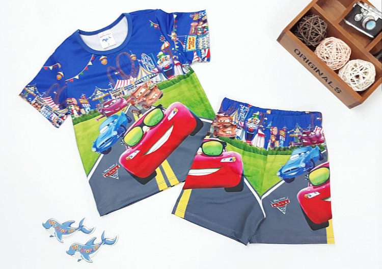 Bộ Đồ Bé Trai Hoạ Tiết Xe Hơi BONCHOP BBT-92104120