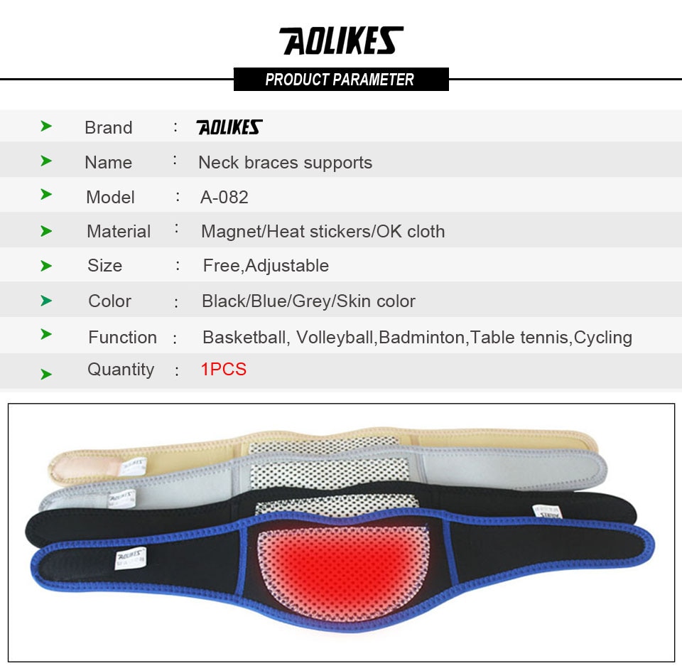 Đai bảo vệ cổ giữ nhiệt vùng gáy cổ AOLIKES YE-082