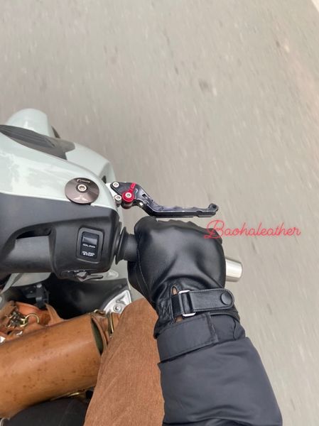 Găng tay nam da cừu BHY8791 Bao tay da cừu nam. Cảm ứng. Hàng chính hãng
