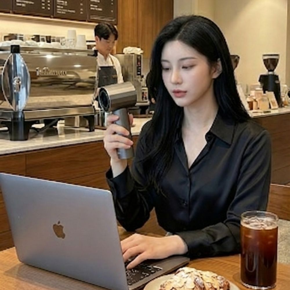 Quạt cầm tay mini Kachi MK400 pin khoẻ 100 cấp độ gió - Hàng chính hãng Hàng nhập khẩu