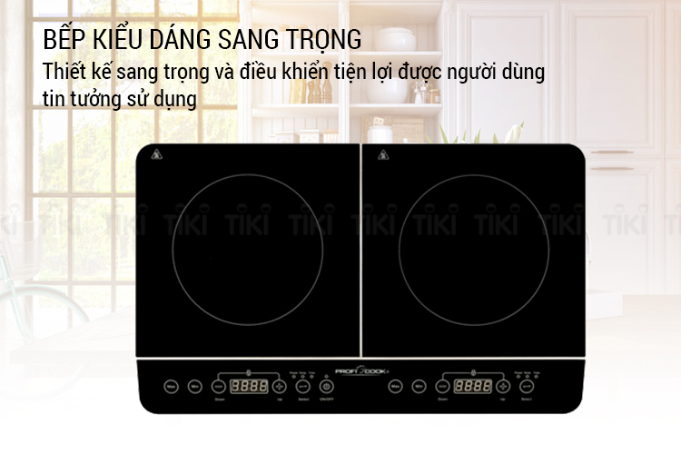 Bếp Dương Từ Đôi Proficook PC-DKI 1067 (3500W) - Hàng Chính Hãng