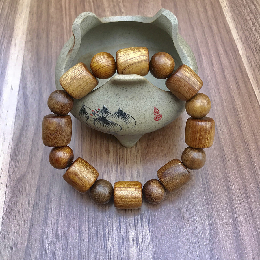 Vòng tay Bách Xanh đốt trúc (BH628) Mùi thơm ngọt - Phú Quý và trường tồn - Bracelet of HAHANCO