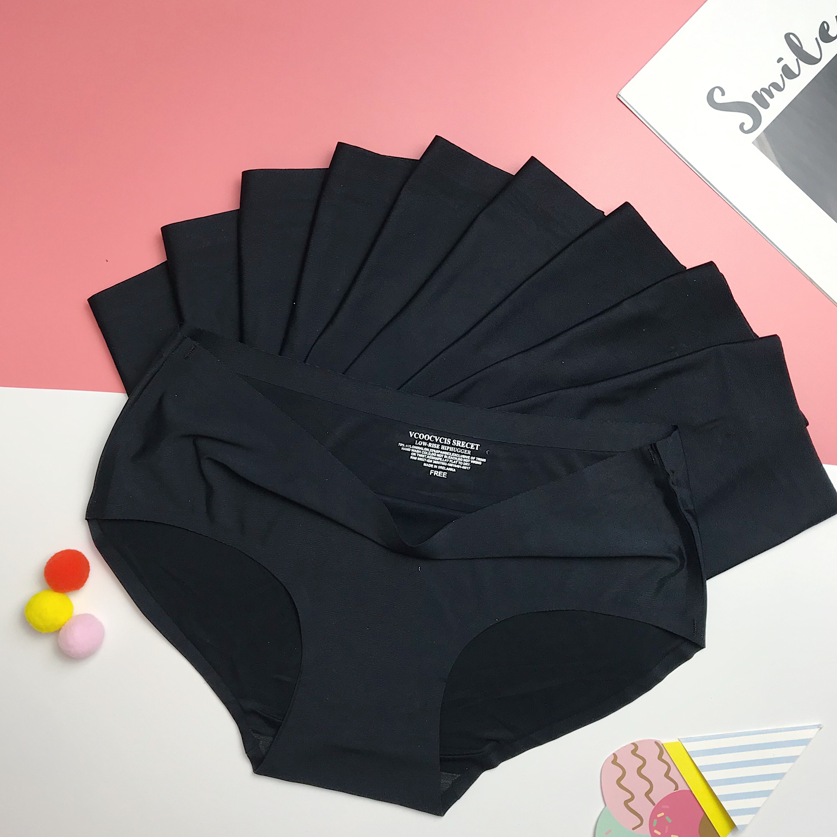 Quần lót nữ Su đúc Thun lạnh Không đường may - Hàng loại 1 cao cấp - [Tặng kèm túi zip du lịch nhỏ xinh 10x15cm tiện lợi khi mua bộ 10 quần]