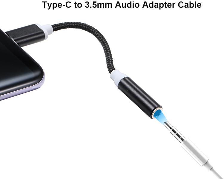 Cáp Chuyển Đổi Âm Thanh Cho Tai Nghe Xiaomi Samsung