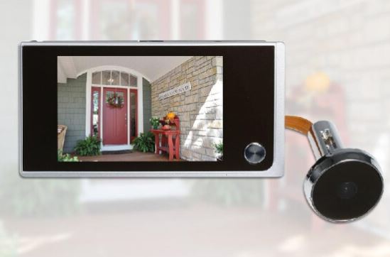 Digital Door Camera 3.5inch LCD Color Screen 120 Degree Peephole Viewer Door Eye Viewer (Batteries are not included)