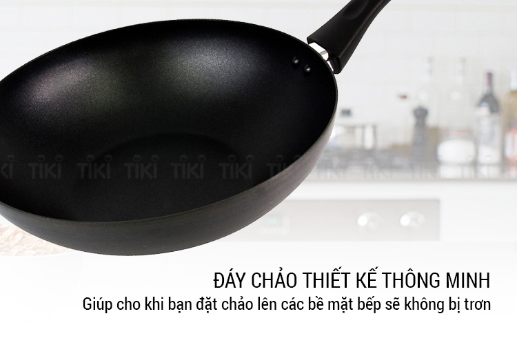 Chảo chống dính hợp kim nhôm oxy hóa cứng Supor F10A