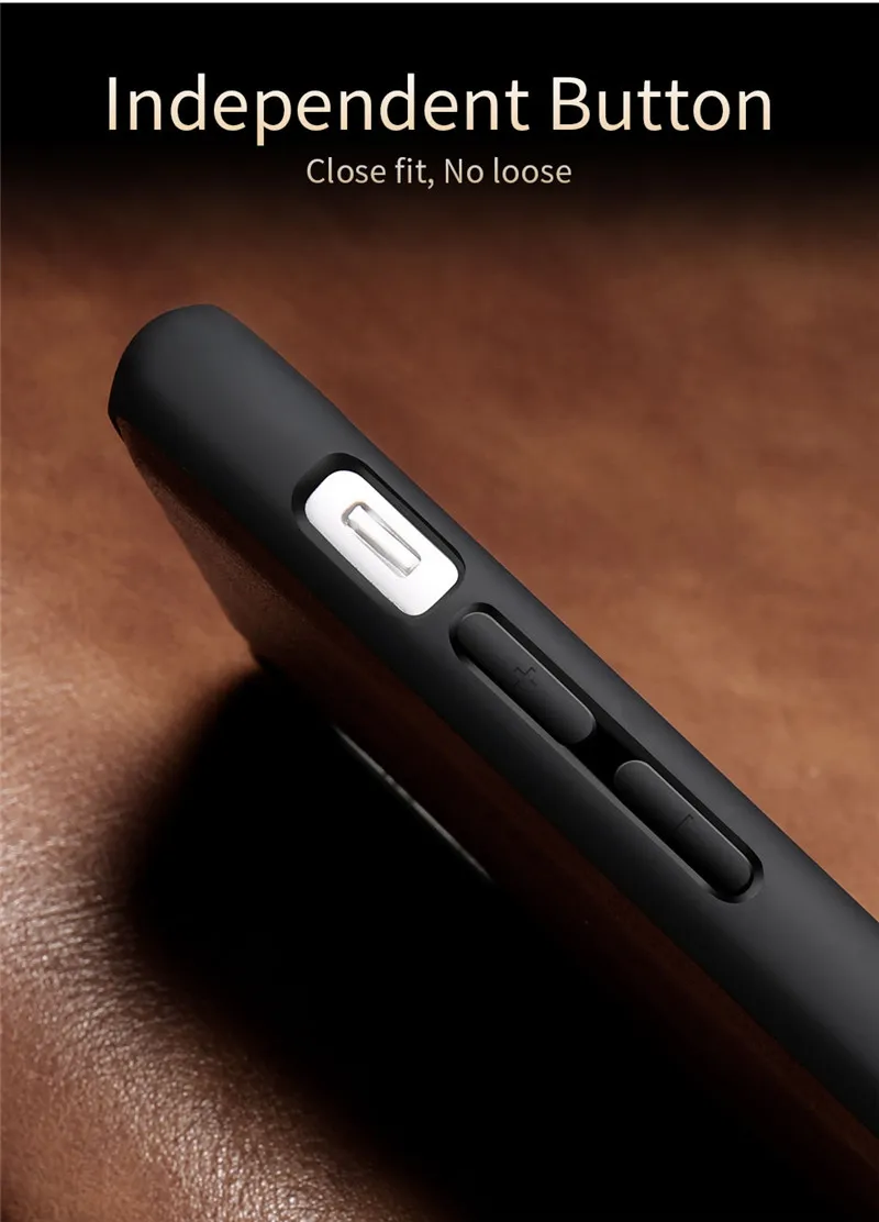 Ốp lưng da cho iPhone 6, 6s, 6 Plus, 6s Plus, iPhone 7, 7 Plus, iPhone 8 , 8 Plus hãng X-level cao cấp viền mềm chống sốc - Hàng chính hãng