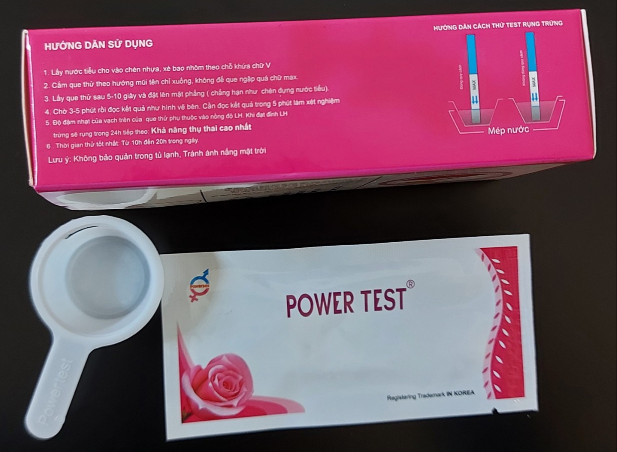 que test rụng trứng powertest (combo 2 hộp) - che tên sản phẩm 2