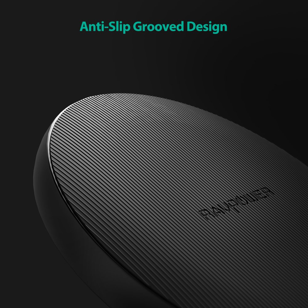 Đế Sạc Không Dây RAVPower RP-PC083 5W Chuẩn Qi (Không Kèm AC Adapter) - Hàng Chính Hãng