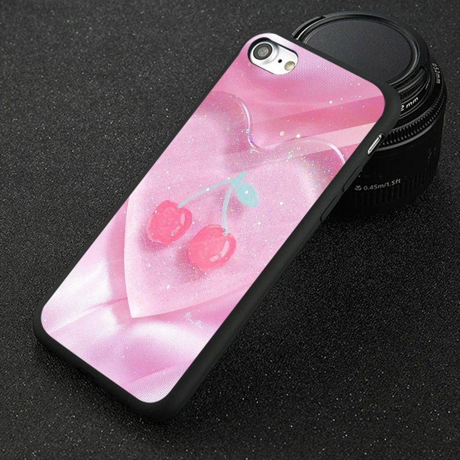 Ốp điện thoại kính cường lực cho máy iPhone 5/5s/se - trái tim tình yêu MS LOVE053