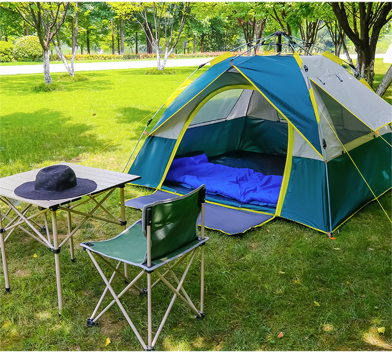 Lều Dã Ngoại Cắm Trại Du Lịch Tự Động 4-5 người, Chống Muỗi, Chống Nước, Chống Nắng Cao Cấp, Tự Bung