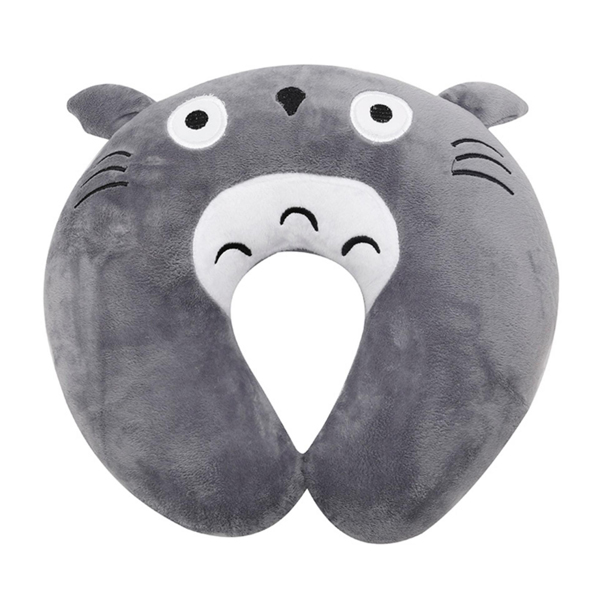 Gối Chữ U Mèo Totoro U24 (Màu Xám)