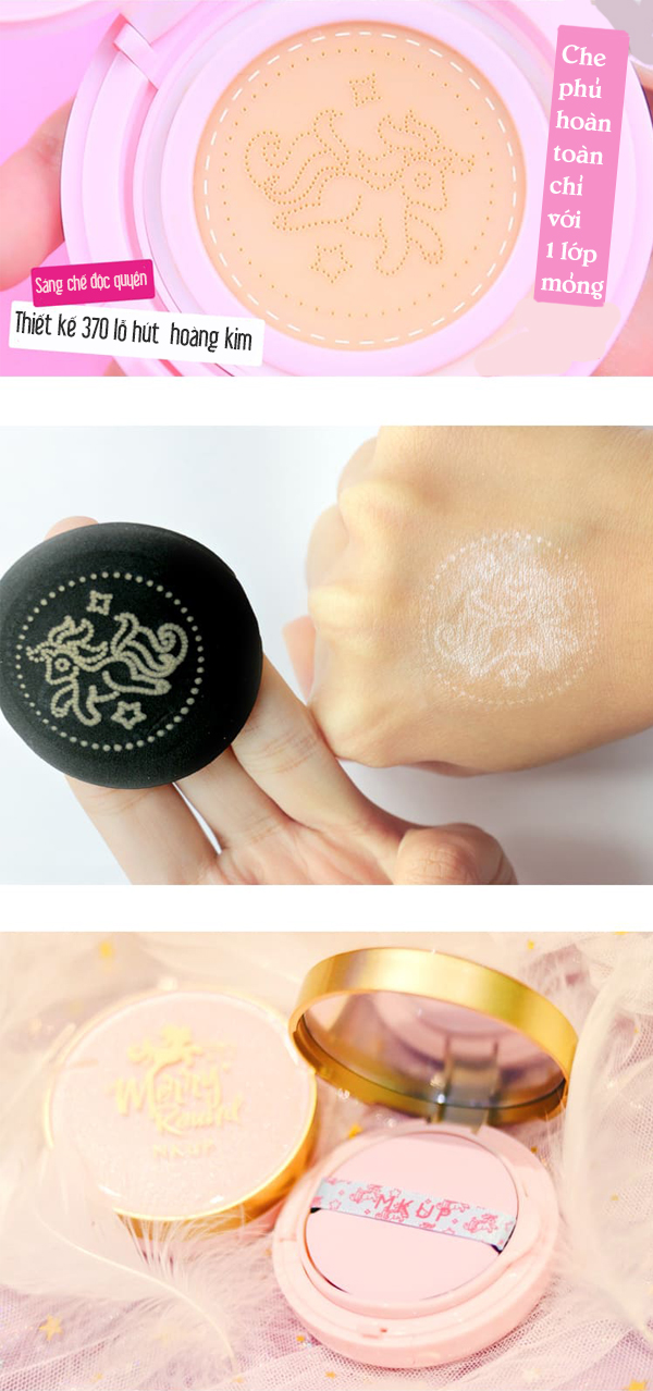 Cushion Kiềm Dầu Trắng Da Pony MKUP