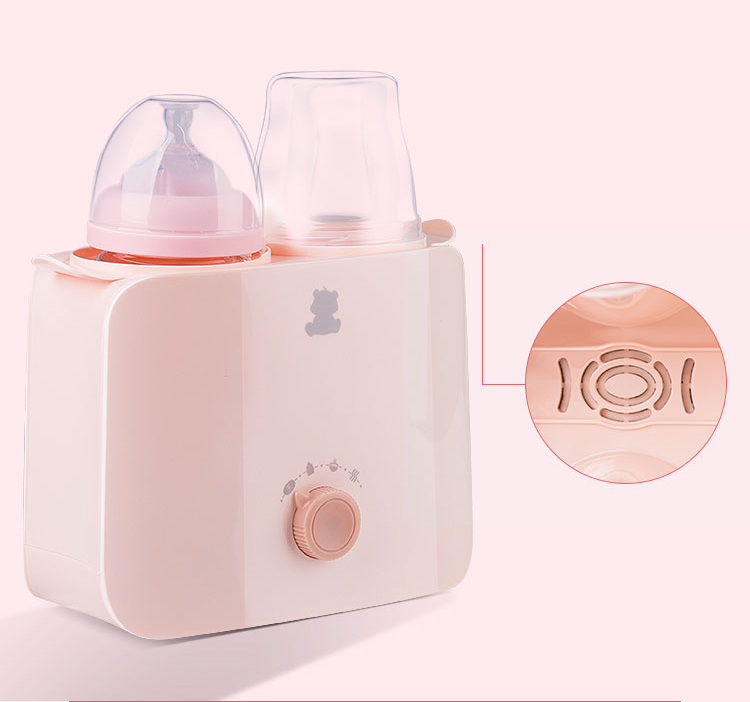 Máy Hâm Bình Sữa Đôi Little White Bear HL-0861 - Hồng