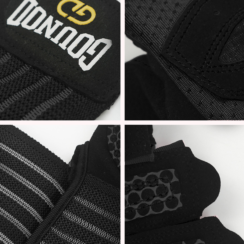 Bao găng tay tập gym kết hợp quấn bảo vệ cổ tay Cleacco J55 - Hàng chính hãng BORO SPORT