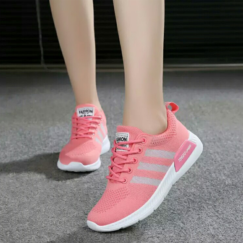 Giày Sneaker Nữ Sọc Chéo Hapu