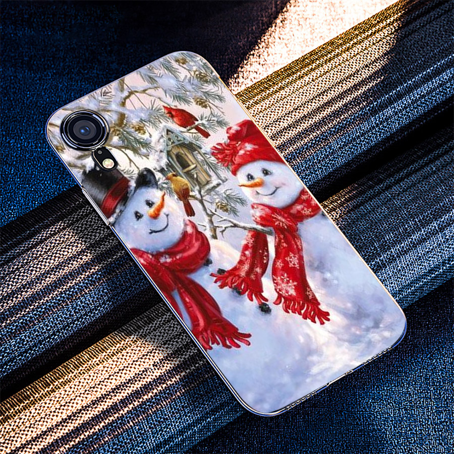 Ốp lưng cứng viền dẻo dành cho điện thoại iPhone XR - GIÁNG SINH ĐẾN RỒI MS GSDRMR015