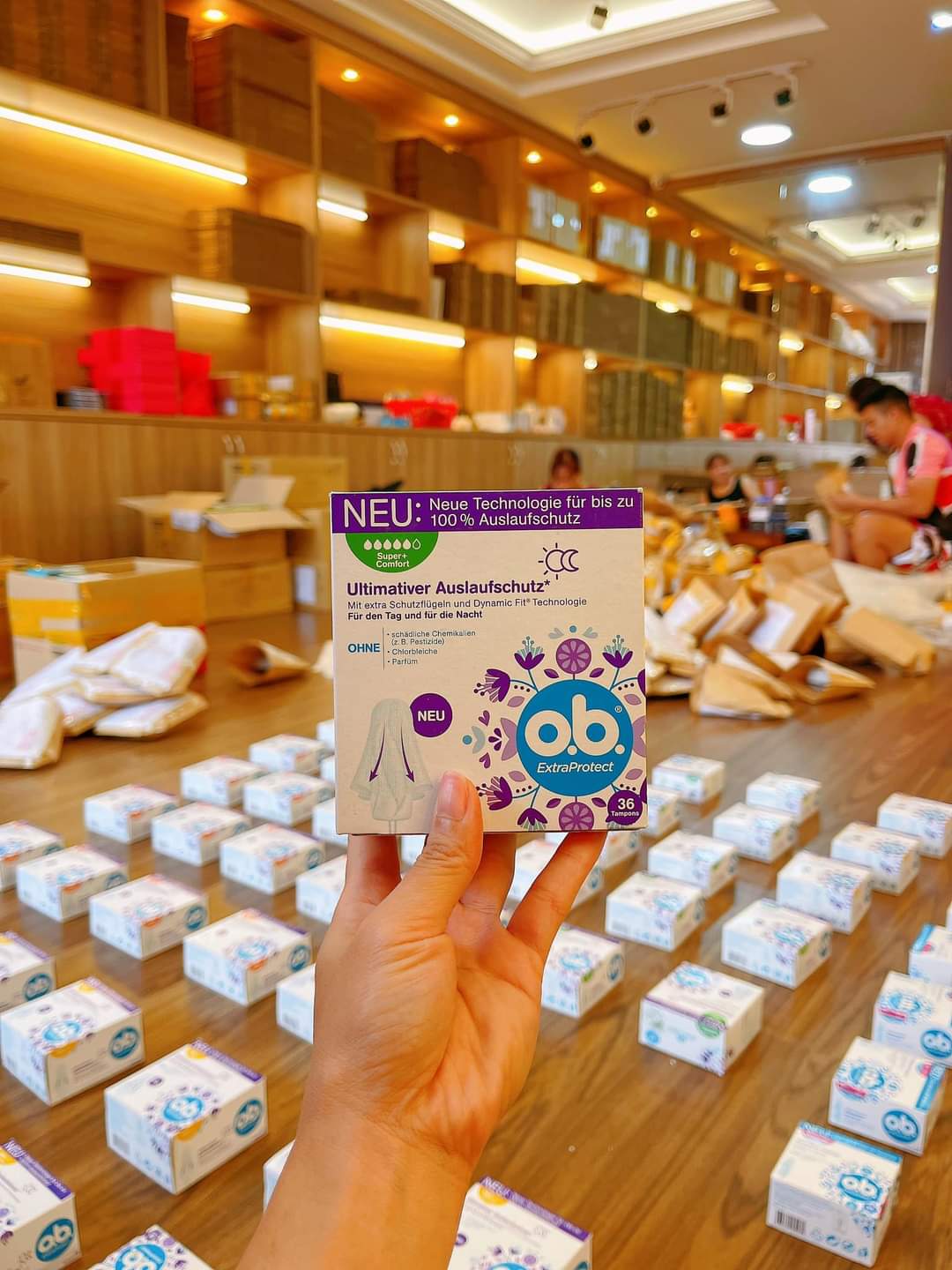 Băng Vệ Sinh Tampon Ob - Siêu Thấm Hút - Nhỏ Gọn - Dạng Nút - Nhập Khẩu Đức - Đủ Size Giọt Tampons Ob