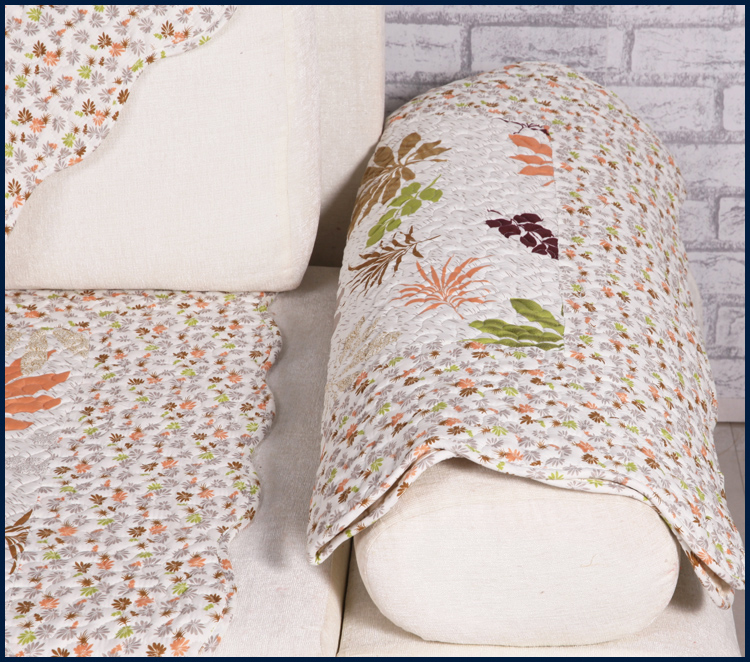 Bộ Phủ Sofa Hình Chiếc Lá Green Reed