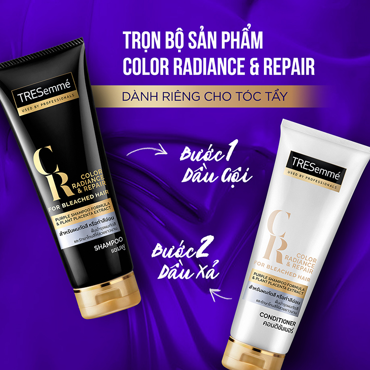 Kem Xả Tresemmé Dành Cho Tóc Tẩy Color Radiance & Repair For Bleached Hair (250ml)
