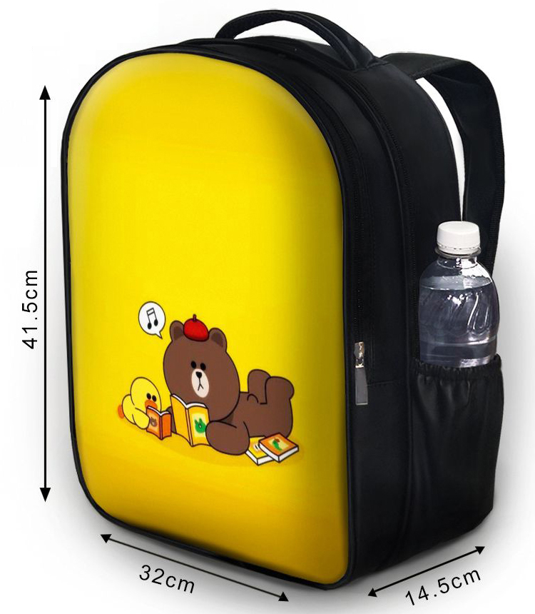Balo In Hình Gấu Brown Và Vịt Sally Đọc Sách BLCT499