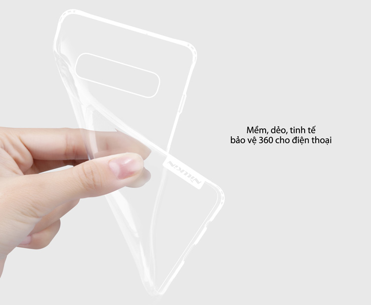 Ốp lưng Samsung Galaxy S10 Nillkin TPU Nature