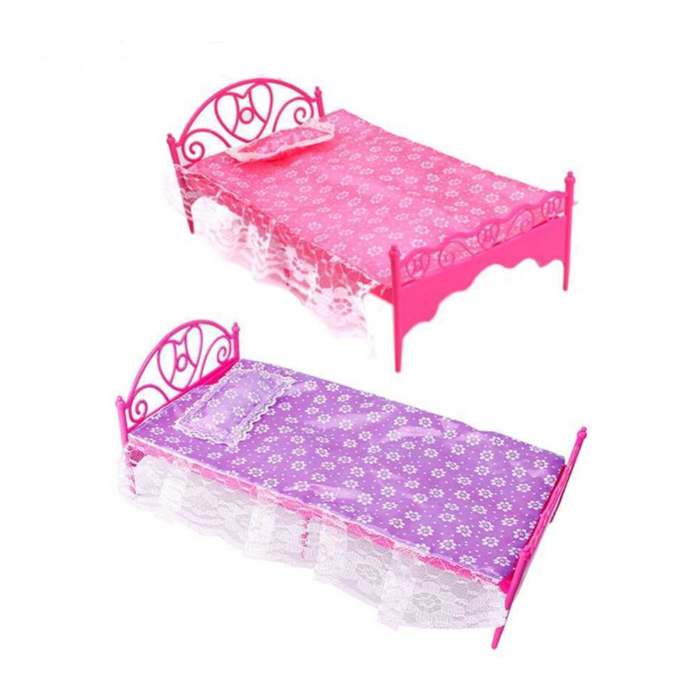 giường ngủ đơn giản cho búp bê 