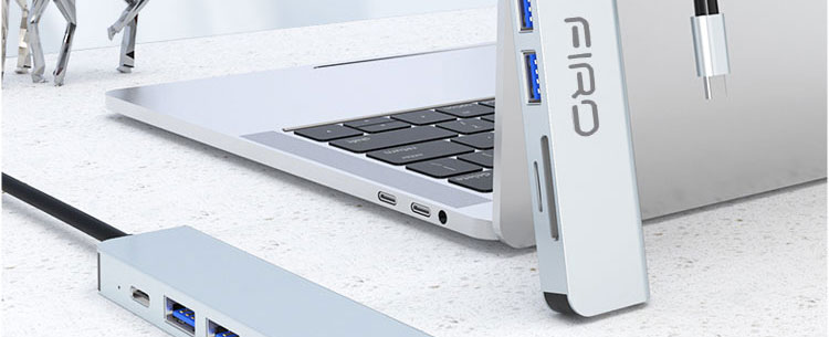 Hub Type-C To HDMI 6in1 FIRO - HUB Type C FIRO - HUB USB 3.0 FIRO