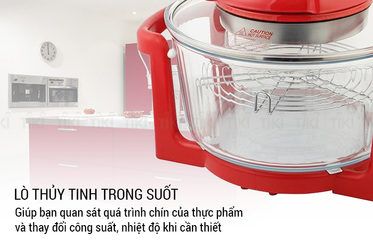 Lò Nướng Thủy Tinh Bằng Đèn Halogen Tiger Queen AX-787MHV - 11L