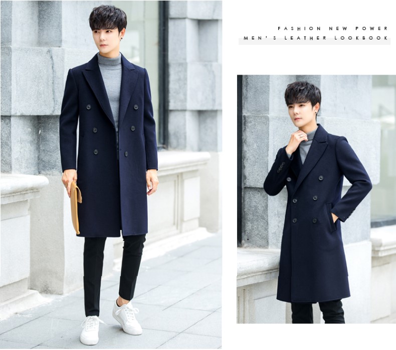 Áo khoác dạ nam cao cấp phong cách thượng lưu quý ông lịch lãm NAD57