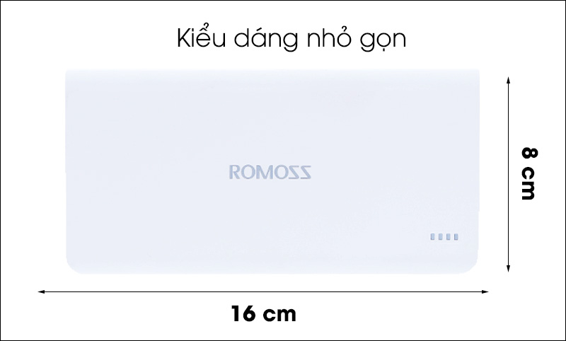 Pin Sạc Dự Phòng Romoss Polymoss20 20000mAh