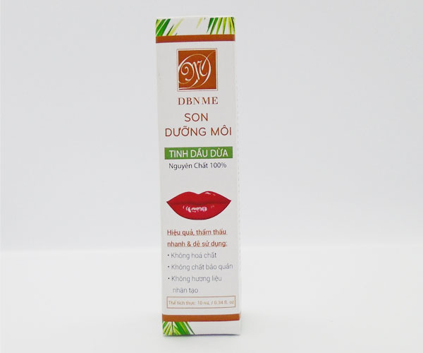 Son dưỡng môi dầu dừa giúp đôi môi căng mọng