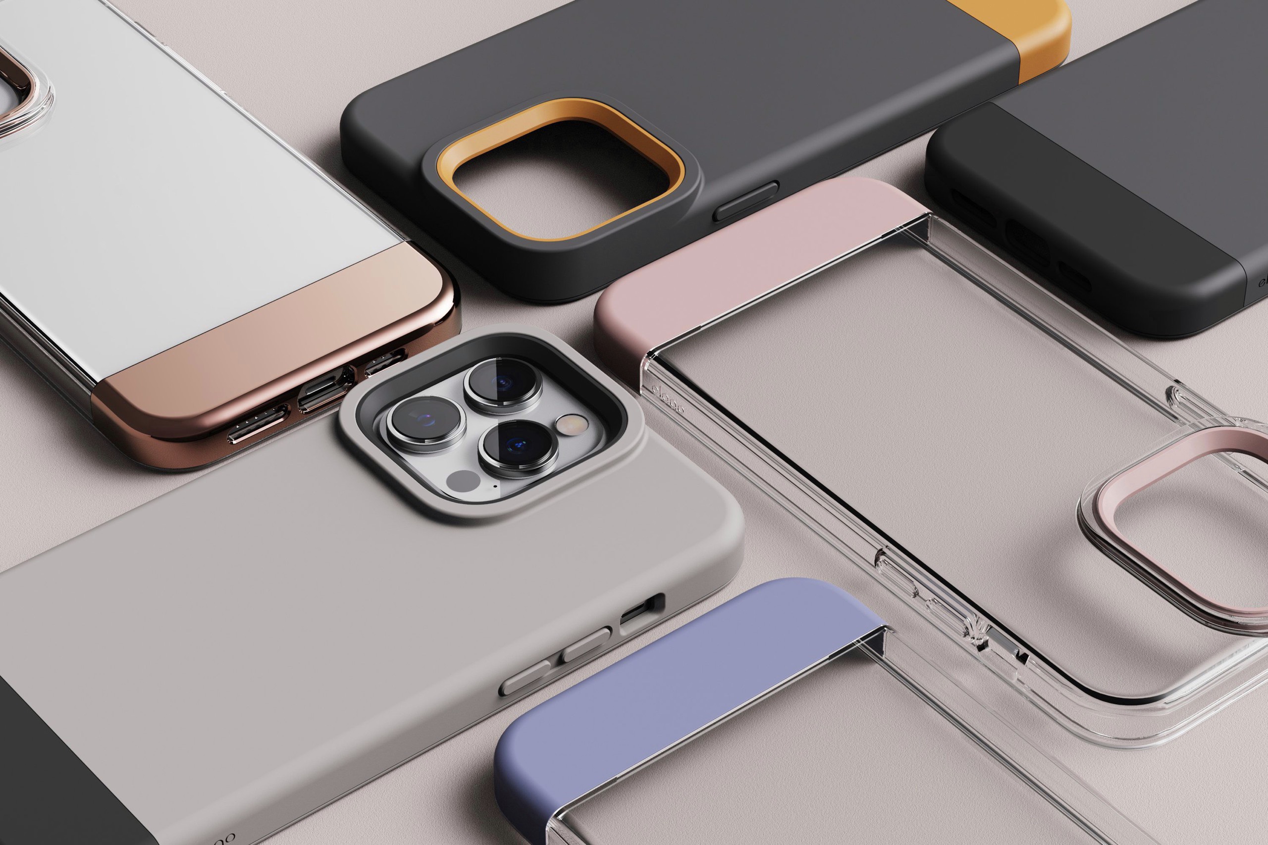 Ốp lưng Elago Glide Case Viền Camera dành cho iPhone 14/ 14 Plus/ 14 Pro/ 14 Promax Chống Sốc Chuẩn Quân Đội- Hàng Chính Hãng