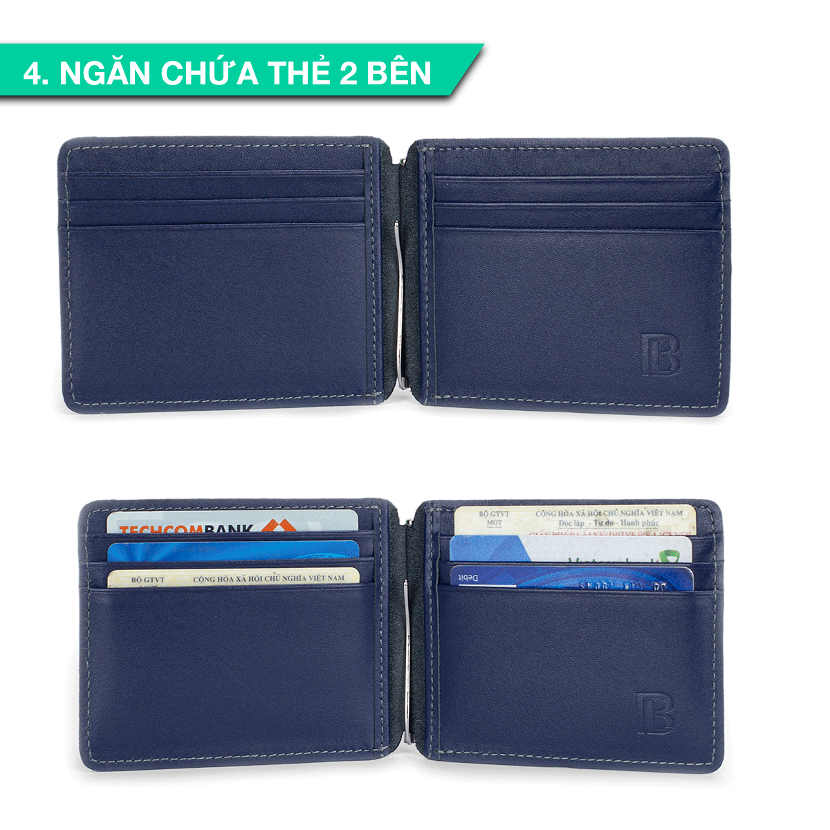 Ví kẹp tiền da bò nappa V109 cao cấp, bóp nam mini nhỏ gọn da bò thật nhiều ngăn chứa tiền chứa thẻ, Fullbox hộp sang trọng làm quà tặng, thương hiệu Bụi leather chuyên đồ da thật,bảo hành 12 tháng
