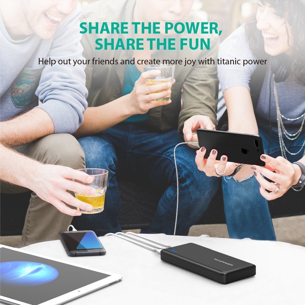 Pin Sạc Dự Phòng RAVPower RP-PB41 26800mAh - Hàng Chính Hãng Pin Sạc Dự Phòng RAVPower RP-PB41 26800mAh - Hàng Chính Hãng