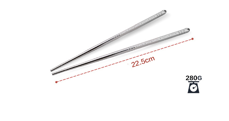 Bộ Đũa Ăn Bằng Thép Không Gỉ Maxcook MCPJ-GK10A