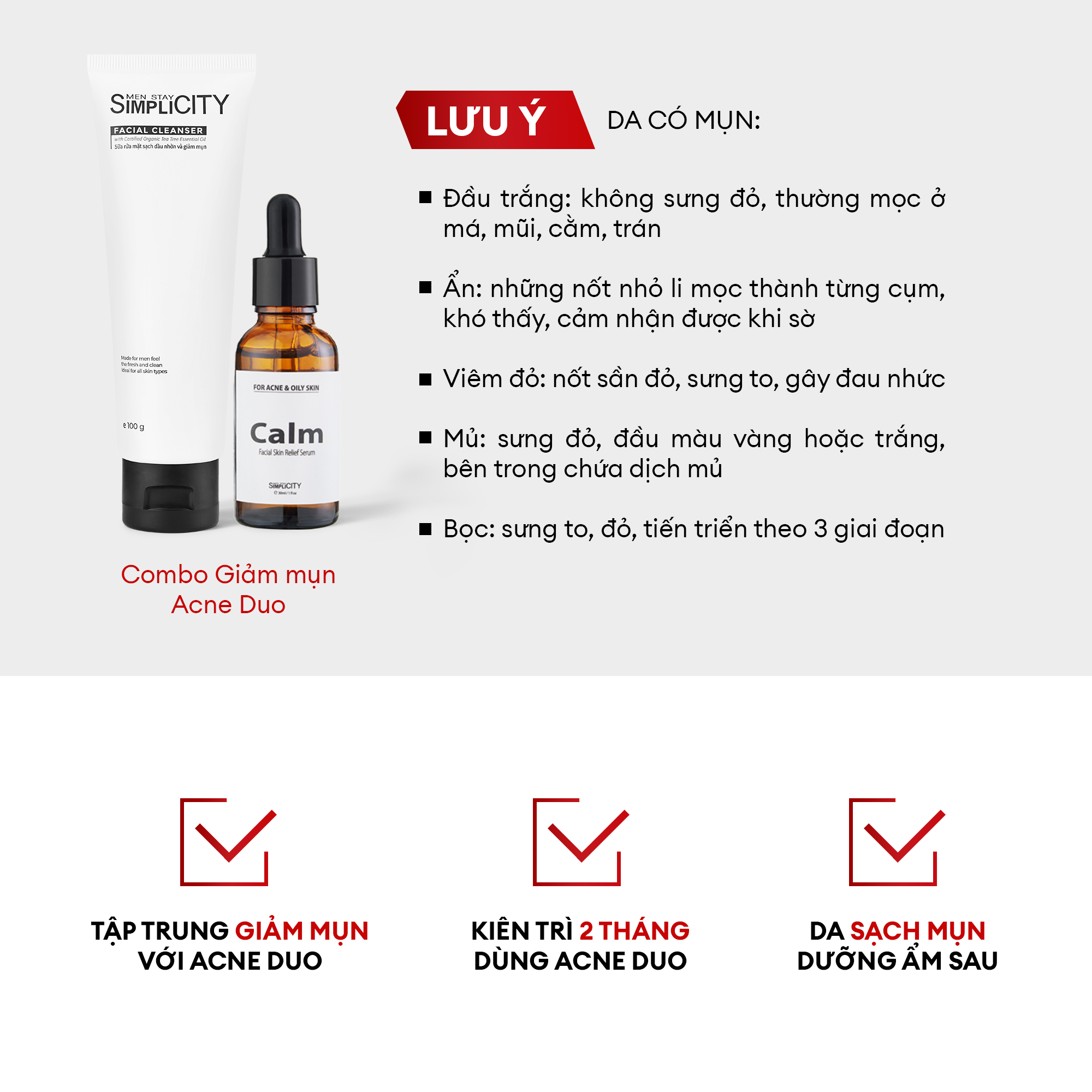 Bộ đôi chăm sóc toàn diện Men Stay Simplicity