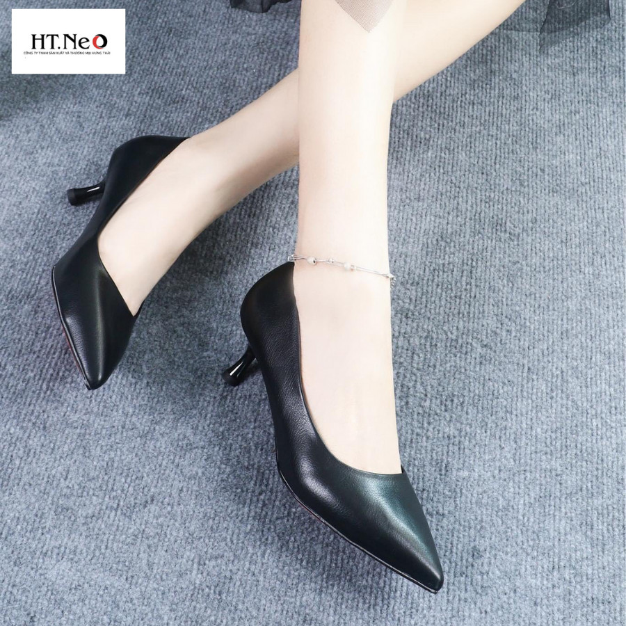 Giày cao gót 5p gót nhọn da mờ trơn, thiết kế đơn giản, da cao cấp, đi êm chân CS235