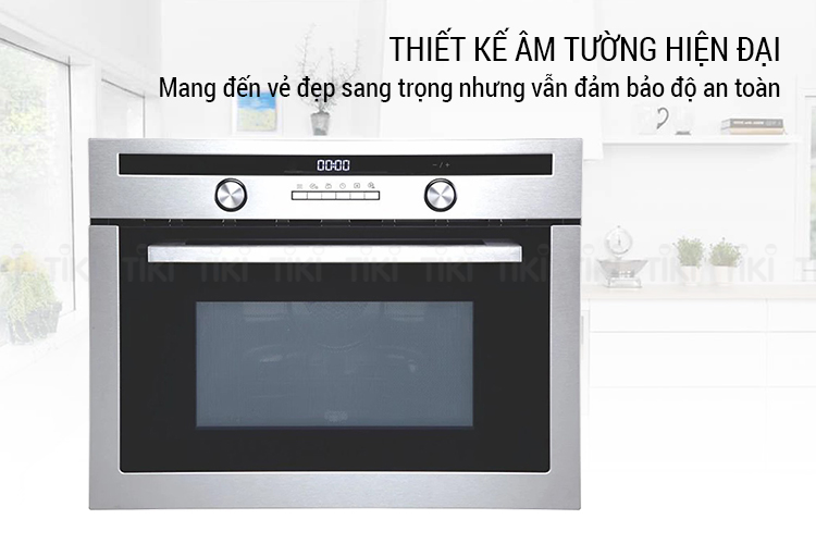 Lò Vi Sóng Kết Hợp Nướng Âm Elica EPBI COMBO OVEN TRIM (44L) - Hàng Chính Hãng