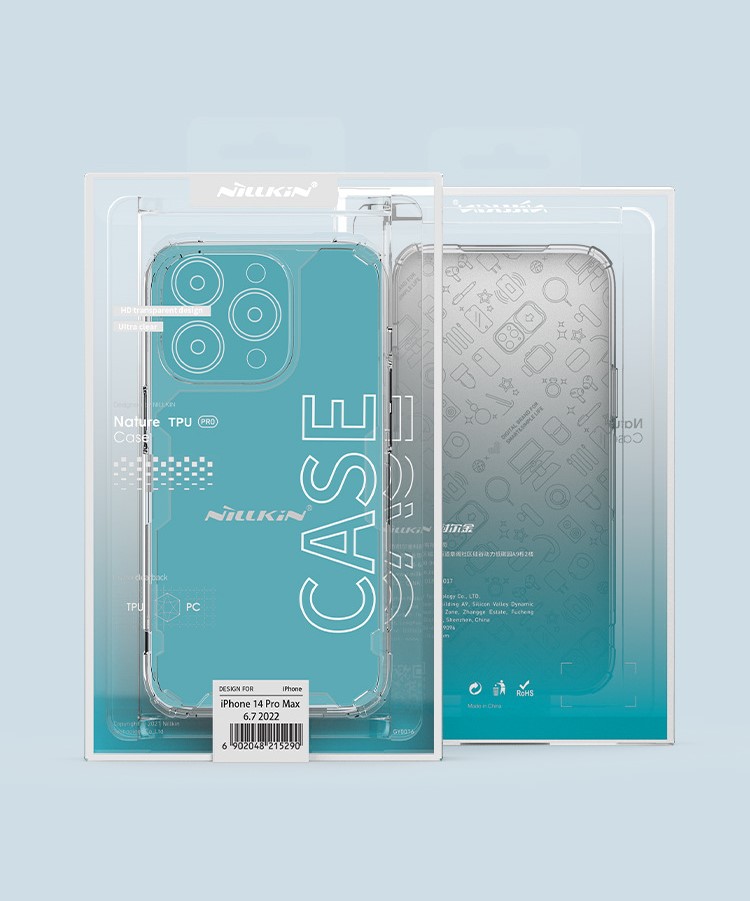 Ốp Lưng  dành cho iPhone 14 / 14 Plus/ 14 Pro / 14 ProMax Nillkin Nature TPU Pro- Hàng Chính Hãng