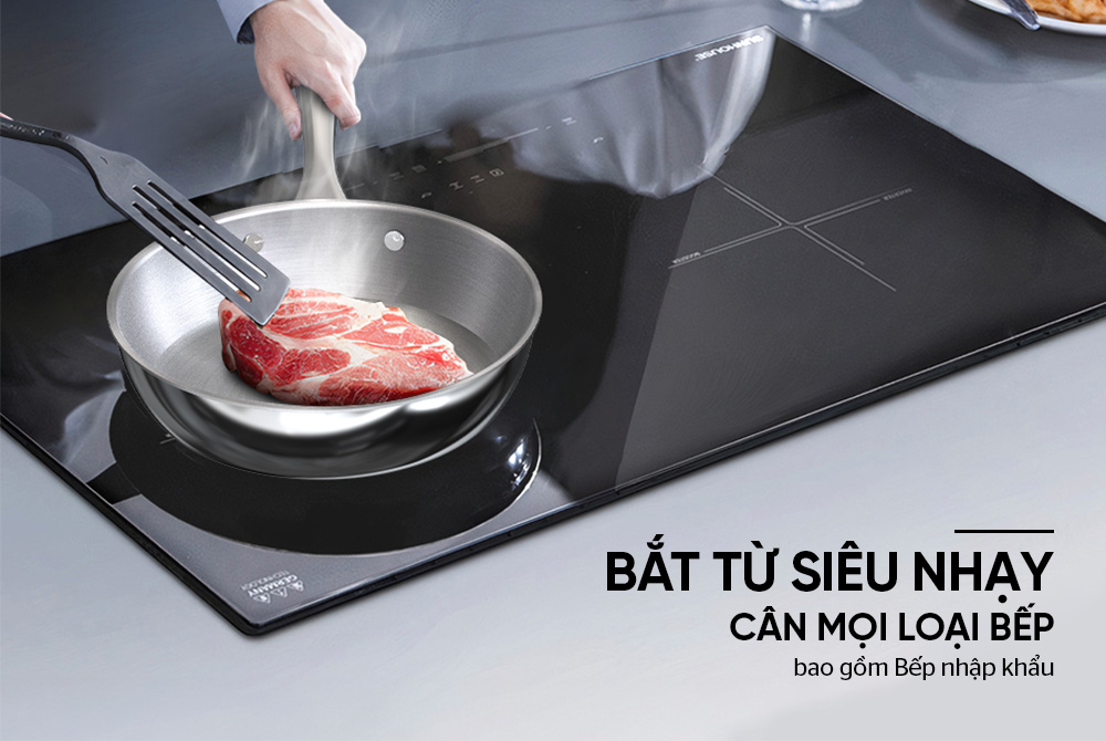 Bộ Nồi Chảo Inox 304 Đáy Liền Sunhouse SHG808
