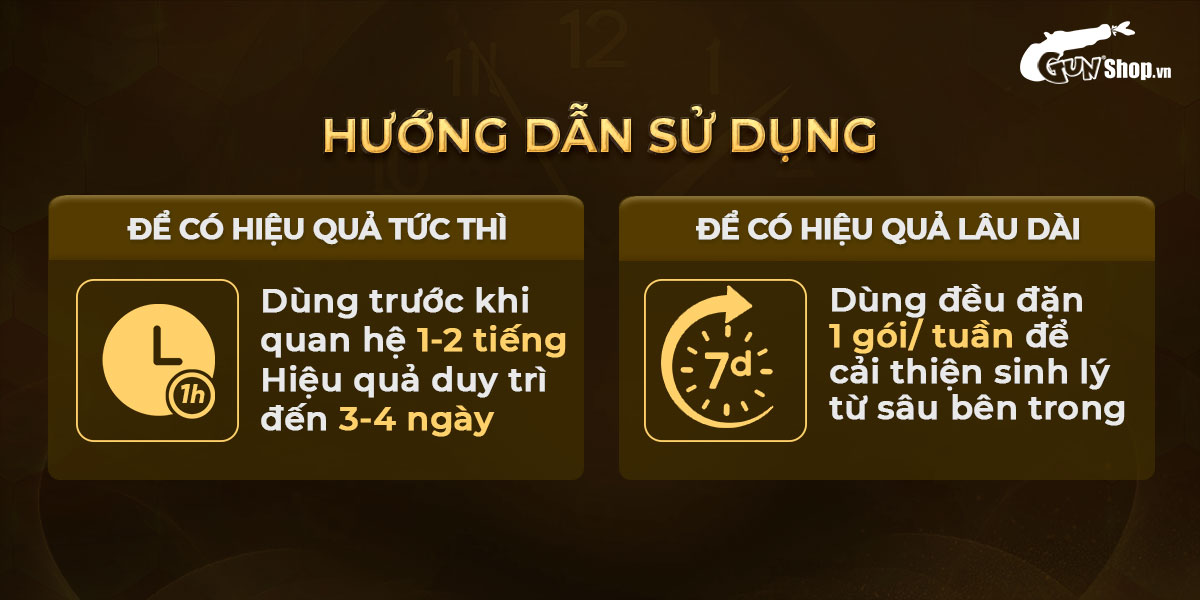 Tinh chất phục hồi sức khỏe và tăng cường sinh lý nam giới Hachimitsu - Gói 20gr