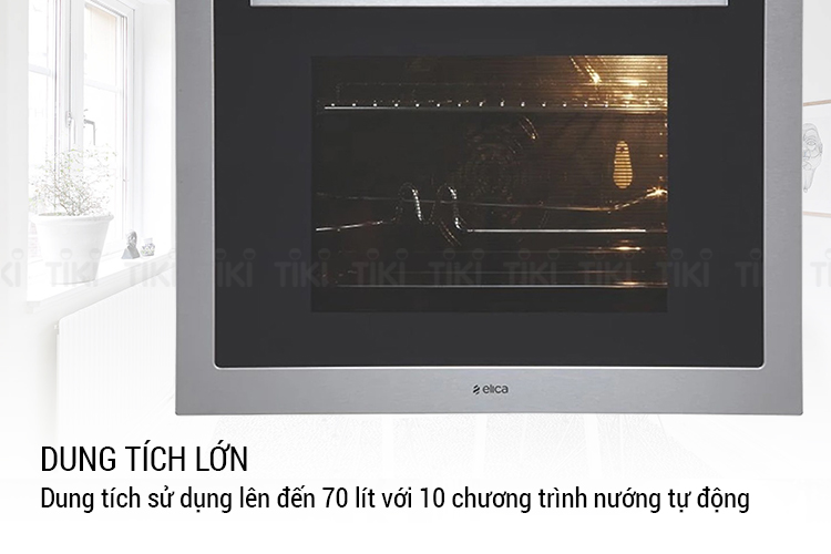Lò Nướng Âm Elica EPBI TRIM 1062 DMF (70 Lít) - Hàng Chính Hãng