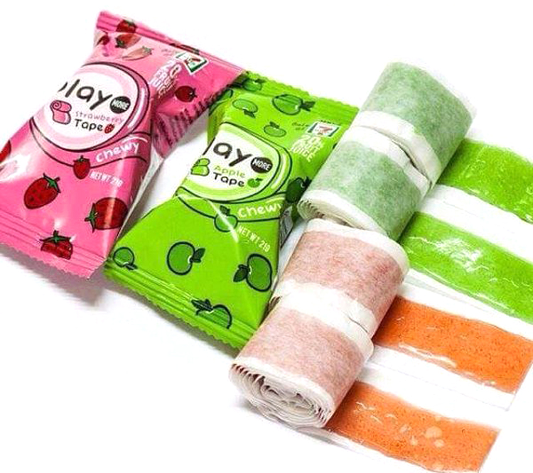 Kẹo dẻo cuộn Playmore vị dâu 21g