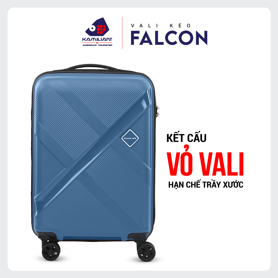 [ TIKI TRỢ GIÁ ] Vali kéo Falcon KAMILIANT BY AMERICAN TOURISTER MỸ : Thương hiệu Chính Hãng , bảo hành quốc tế trên 118 quốc gia