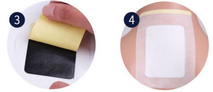 High Dr. (GAO BO SHI) black plaster paste shoulder weeks inflammation plaster 6 paste / box far infrared Shujinhuoxue paste